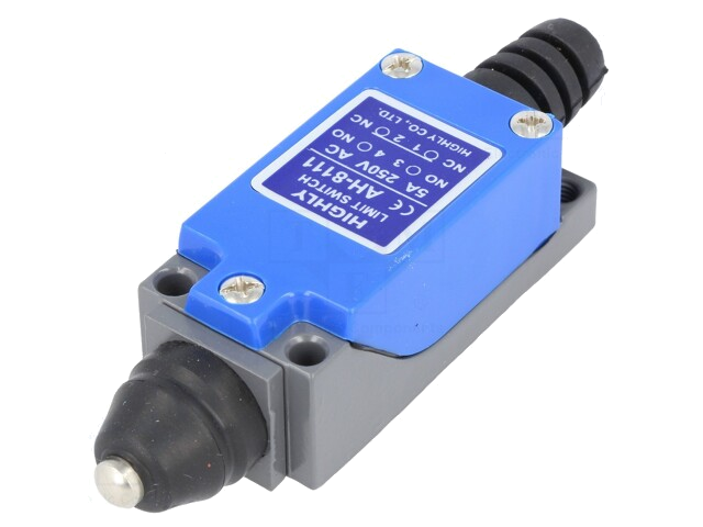 Eindschakelaar; pin Ø6,8mm; NO + NC; 5A; max.250VAC; IP64 Eindschakelaar; pin Ø6,8mm; NO + NC; 5A; max.250VAC; IP64